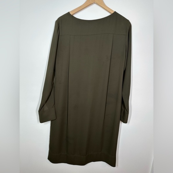 ARITZIA Babaton Long Sleeve Fairman Dress Tuscan Olive Small - Picture 7 of 8